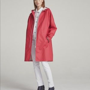 Rag & bone bright rose Kenna raincoat